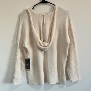 NWT Ripcurl Cream Fringe Hoodie